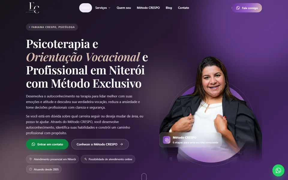 Site Fabiana Crespo