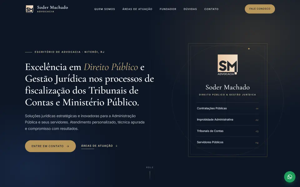 Site Soder Machado Advocacia